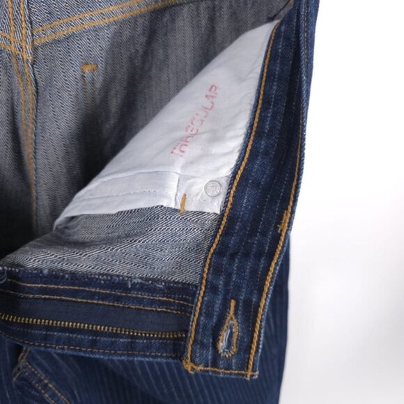 NWT LEVIS LOW PRO MID RISE RELAXED STRAIGHT Striped Jeans 32X30 - Picture 12 of 15